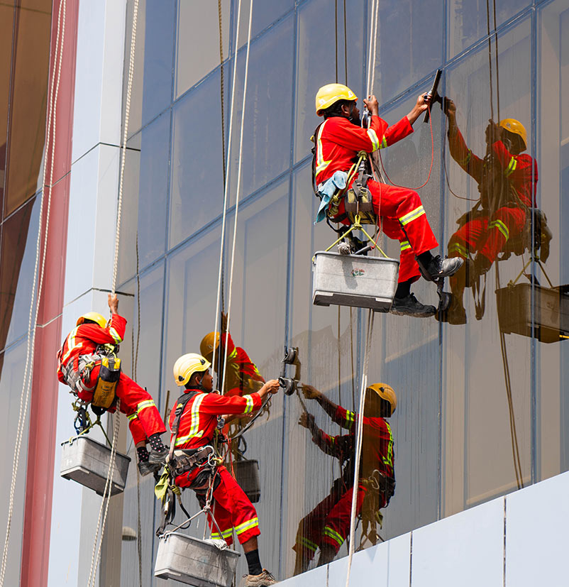 High-Rise Cleaning/ Rope